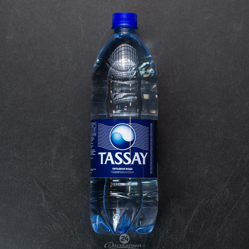 Вода Tassay питьевая столовая с газом п/б 1л