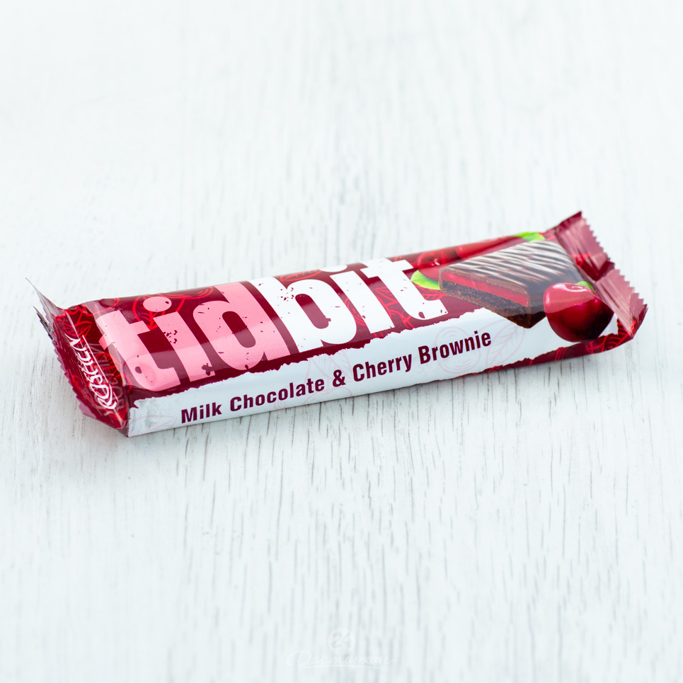 Шоколад Roshen Tidbit Вишневый брауни 70г