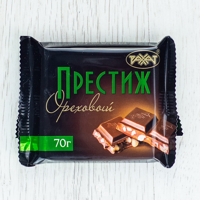 Шоколад Рахат Престиж ореховый 70г пп/пл 